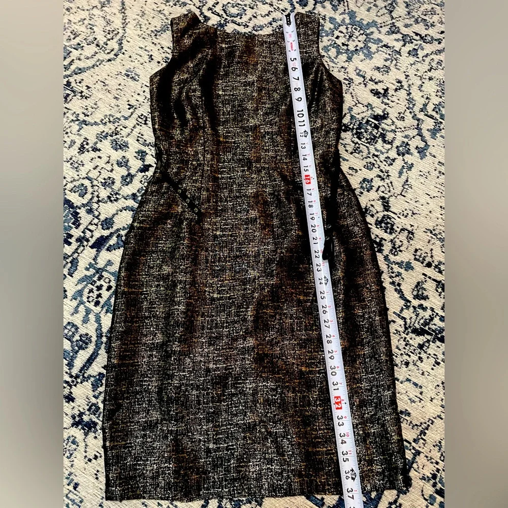 NWT Spiegel Black-Gold Cocktail Dress - Picture 8 of 10